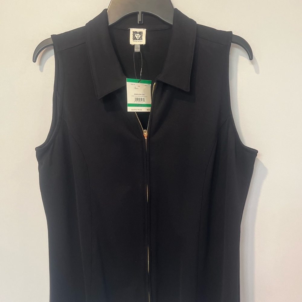 Anne Klein Black Sleeveless Top